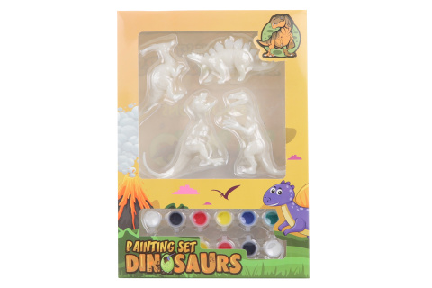 Sada malovacích dinosaurů