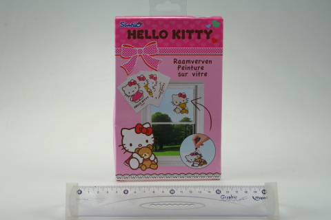 Sada na malování oken Hello Kitty