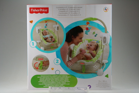 Fisher Price BG Houpačka a sedátko v jednom Rainforest BGM57