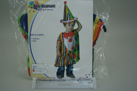 Šaty na karneval - Malý klaun, 92-104 cm