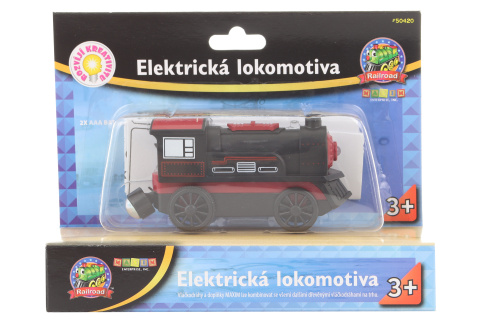 Elektrická lokomotiva - černá