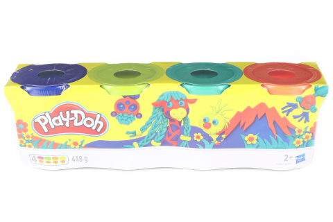 Play-doh Modelína 4 kelímky wild