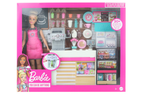 Barbie Kavárna s panenkou GMW03