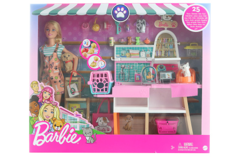 Barbie Obchod pro zvířátka GRG90