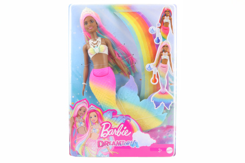 Barbie Duhová mořská panna mulatka GTF90
