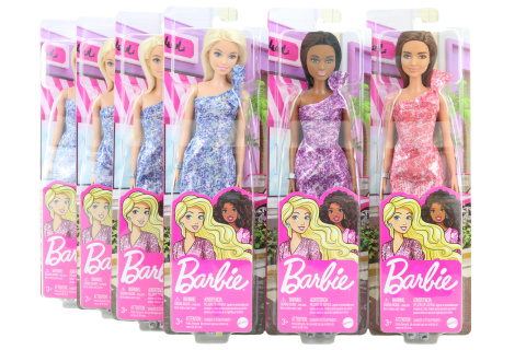 Barbie v třpytivých šatech T7580