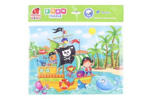 Pěnové puzzle - piráti